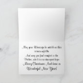 Das Lamm Gottes! Feiertagskarte (Innenseite)