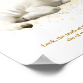 Das Lamm Gottes illustriert das Kinderzimmer der K Poster (Ecke)