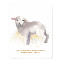 Das Lamm Gottes illustriert das Kinderzimmer der K