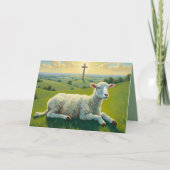Das Lamm und das Kreuz Karte (Vorderseite)