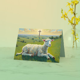 Das Lamm und das Kreuz Karte