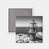 Das Lampenschirm eines Leuchtturms | Bømlo Norwege Magnet (Vorderseite/Rückseite)