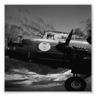 Das Lancaster in Mono Fotodruck