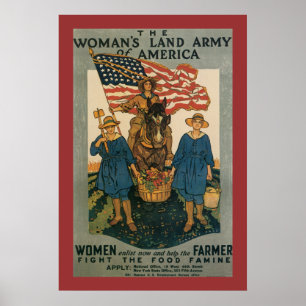 Das Land-Armee der Frauen Poster