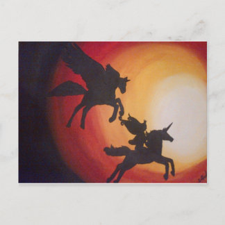 Das Land der Fantasie Postkarte