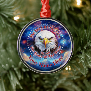 Das Land der Freien Home Brown Eagle Feuerwerk M Ornament Aus Metall