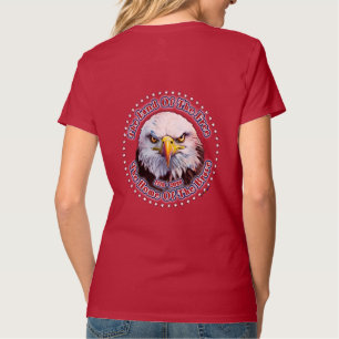 Das Land der Freien Zuhause Brauner Adler T-Shirt