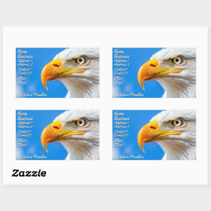 Das Land der Freien, Zuhause der Tapferen Rechteckiger Aufkleber