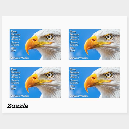 Das Land der Freien, Zuhause der Tapferen Rechteckiger Aufkleber (Blatt)