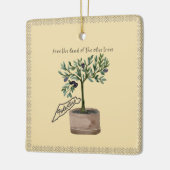 Das Land der Olivenbäume Keramikornament (Links)