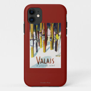 Das Land der Sonne - Skier im Schnee Case-Mate iPhone Hülle
