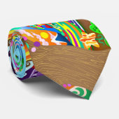 "Das LAND" der Vinylsüßigkeit Krawatte (Gerollt)