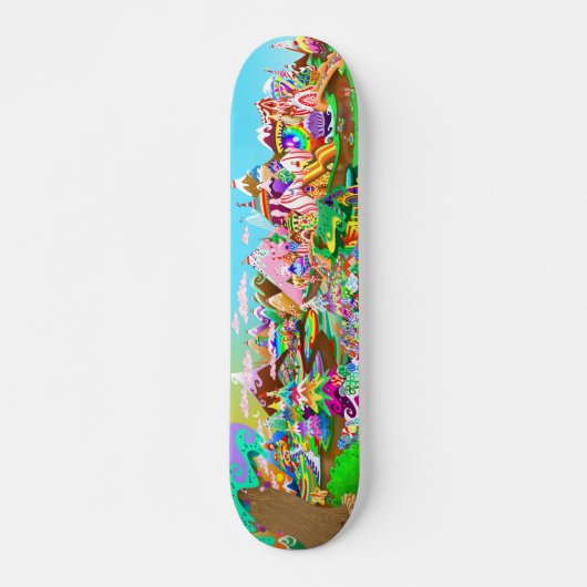 "Das LAND" der Vinylsüßigkeit Skateboard (Vorne)