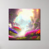 Das Land des Lichts und die Türme der Mauer Leinwanddruck (Vorderseite)