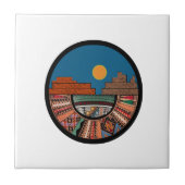 Das Land gesegnet Fliese (Vorderseite)