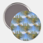 Das Land im Herbst... Magnet (Vorderseite/Rückseite)