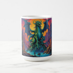 Das Land ist der Drache Kaffeetasse
