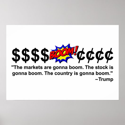 Das Land ist ein boomendes Poster (Vorne)