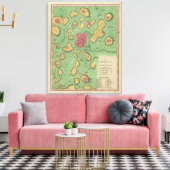 Das Land Moriah oder Jerusalem Leinwanddruck (Insitu (Wohnzimmer))