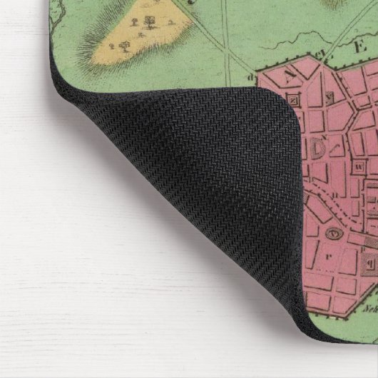Das Land Moriah oder Jerusalem Mousepad (Ecke)