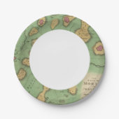 Das Land Moriah oder Jerusalem Pappteller (Vorderseite)