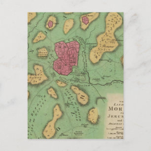 Das Land Moriah oder Jerusalem Postkarte