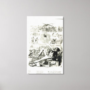 Das Land von Liberty Leinwanddruck