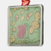 Das Land von Moriah oder von Jerusalem Ornament Aus Metall (Links)