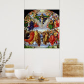Das Landauer Altarpiece, Allerheiligen Tag, 1511 Poster (Küche)