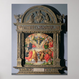 Das Landauer Altarpiece, Allerheiligen Tag, 1511 Poster