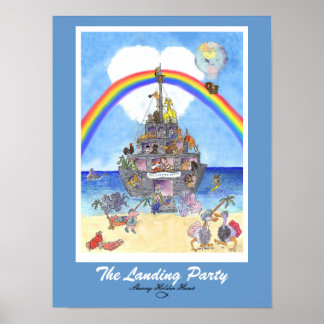 Das Landing-Party drucken Poster