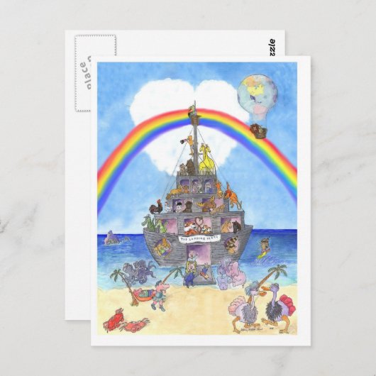Das Landing Party II, Noahs Ark Postkarte (Vorne/Hinten)
