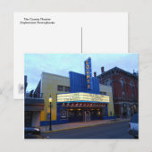 Das Landkreis Theater Doylestown Pennsylvania Postkarte (Vorne/Hinten)