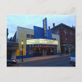 Das Landkreis Theater Doylestown Pennsylvania Postkarte