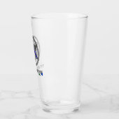 Das ländliche Abzeichen-Pint-Glas Glas (Links)