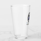 Das ländliche Abzeichen-Pint-Glas Glas (Rechts)