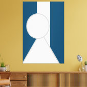 "Das lange Warten" Teil 2 Leinwanddruck (Insitu (Wohnzimmer))