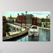 Das längste Aquädukt am Erie-Kanal Poster (Vorne)