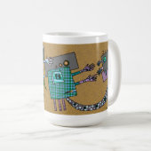 Das Lassen gehen Kaffeetasse (VorderseiteRechts)