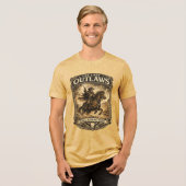 Das Last Outlaws Vintage Western Tee (Vorderseite voll)