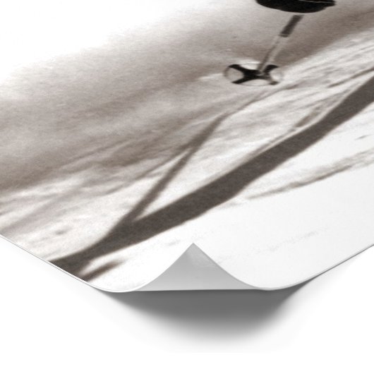 Das Lauberhorn Poster (Ecke)