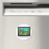 Das Laufen der Bullfrosch-Funny-Geschenke/Sammlers Magnet (In Situ (Geschirrspüler))