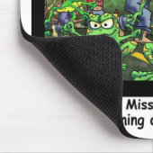 Das Laufen der Bullfrosch-Funny-Geschenke/Sammlers Mousepad (Ecke)