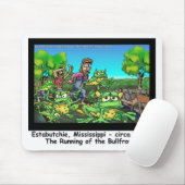 Das Laufen der Bullfrosch-Funny-Geschenke/Sammlers Mousepad (Mit Mouse)