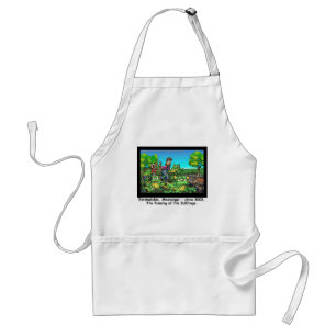 Das Laufen der Bullfrosch-Funny-Geschenke/Sammlers Schürze
