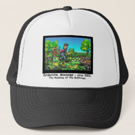 Das Laufen der Bullfrosch-Funny-Geschenke/Sammlers Truckerkappe