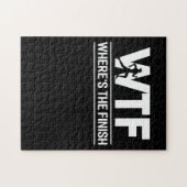 Das Laufen der WTF, wo der Finalläufer ist Puzzle (Horizontal)