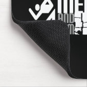 Das Laufen ist ein Geistessport Mousepad (Ecke)