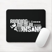 Das Laufen ist ein Geistessport Mousepad (Mit Mouse)