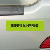 DAS LAUFEN IST FUNNING! AUTOAUFKLEBER (Auf Auto)
